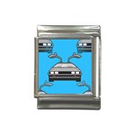 blue Delorean Italian Charm (13mm)