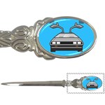 blue Delorean Letter Opener