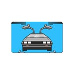 blue Delorean Magnet (Name Card)