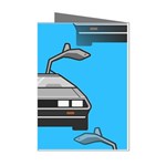 blue Delorean Mini Greeting Cards (Pkg of 8)