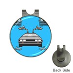 blue Delorean Golf Ball Marker Hat Clip