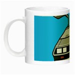 blue Delorean Night Luminous Mug