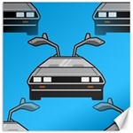 blue Delorean Canvas 16  x 16 