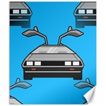 blue Delorean Canvas 20  x 24 