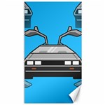 blue Delorean Canvas 40  x 72 