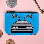 blue Delorean Mini Coin Purse