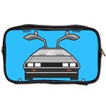 blue Delorean Toiletries Bag (Two Sides)