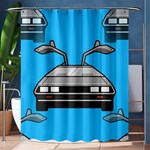 blue Delorean Shower Curtain 60  x 72  (Medium)