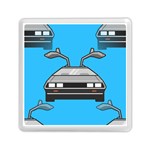 blue Delorean Memory Card Reader (Square)