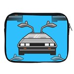 blue Delorean Apple iPad Zipper Case