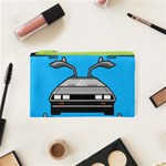 blue Delorean Cosmetic Bag (XS)