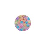 valentines candy hearts 1  Mini Button