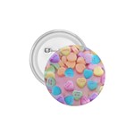 valentines candy hearts 1.75  Button