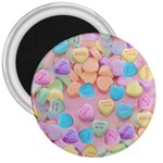 valentines candy hearts 3  Magnet