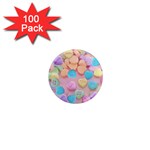 valentines candy hearts 1  Mini Magnet (100 pack) 