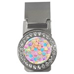 valentines candy hearts Money Clip (CZ)