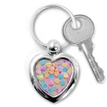 valentines candy hearts Key Chain (Heart)