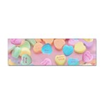 valentines candy hearts Sticker (Bumper)