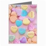 valentines candy hearts Greeting Card