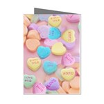 valentines candy hearts Mini Greeting Cards (Pkg of 8)