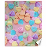 valentines candy hearts Canvas 16  x 20 