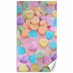 valentines candy hearts Canvas 40  x 72 