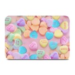 valentines candy hearts Plate Mat