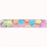 valentines candy hearts Small Bar Mat