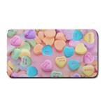 valentines candy hearts Medium Bar Mat