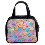 valentines candy hearts Classic Handbag (Two Sides)