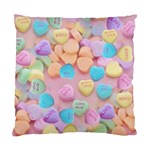 valentines candy hearts Standard Cushion Case (Two Sides)