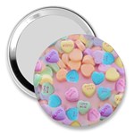 valentines candy hearts 3  Handbag Mirror