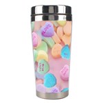 valentines candy hearts Stainless Steel Travel Tumbler