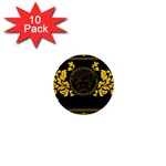 Gold Medusa 1  Mini Button (10 pack) 