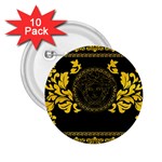 Gold Medusa 2.25  Button (10 pack)