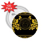 Gold Medusa 2.25  Button (100 pack)