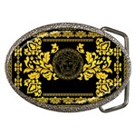 Gold Medusa Belt Buckle