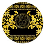 Gold Medusa Magnet 5  (Round)