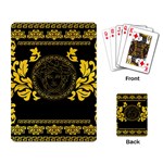 Gold Medusa Playing Cards Single Design