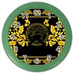 Gold Medusa Color Wall Clock