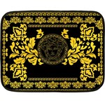 Gold Medusa Double Sided Fleece Blanket (Mini)