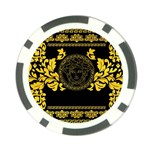 Gold Medusa Poker Chip Card Guard (10 pack)