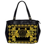 Gold Medusa Oversize Office Handbag (2 Sides)