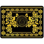 Gold Medusa Fleece Blanket (Large)