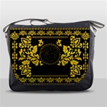 Gold Medusa Messenger Bag