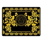 Gold Medusa Double Sided Fleece Blanket (Small)