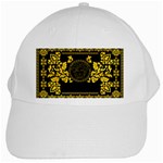 Gold Medusa White Cap