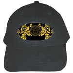 Gold Medusa Black Cap