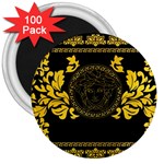 Gold Medusa 3  Magnet (100 pack)