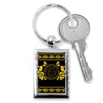 Gold Medusa Key Chain (Rectangle)